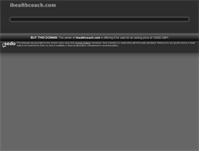Tablet Screenshot of ihealthcoach.com